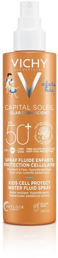 Sprej diellor për fëmijë Vichy Capital Soleil, SPF 50+, 200 ml