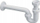 Sifon tubular lavamani McAlpine HC4PF-32+HC15B, 1.1/4" x 32mm, plastik, i bardhë