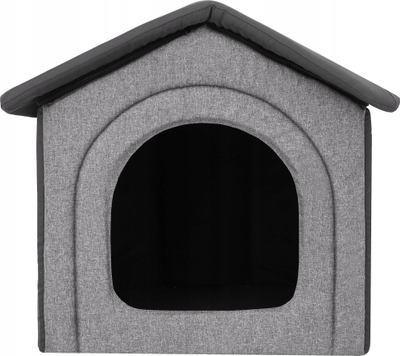 Shtëpi për kafshë Hobbydog R2 Buddy, material EKOLEN OXFORD, e zezë grafit