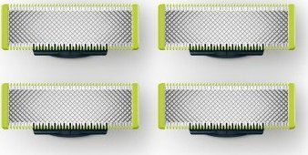 Teh rroje Philips OneBlade QP240/50, set 4 copë, metalik, argjendtë