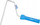 Dorezë për rul boje Geko G66324, 18 cm, bosht 8 mm, blu
