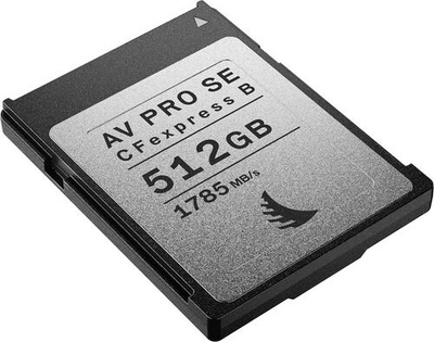 Kartë memorie Angelbird AV PRO SE CFexpress B, 512GB, 1785MB/s, ngjyrë argjendtë
