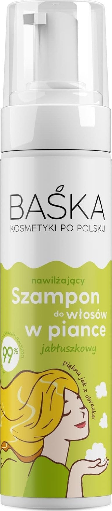 Shampo shkumë për flokë Baška Apple, hidratues, 200ml