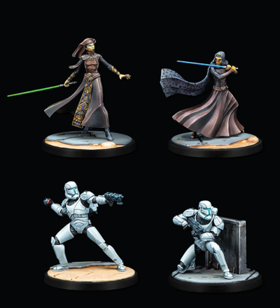 Zgjerim loje Star Wars Shatterpoint Plans and Preparation Squad Pack, figurina miniaturë, për lojë tavoline