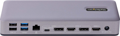 Docking station për laptop StarTech DK31C3MNCRUE, USB-C, 4K, me Power Delivery 60W