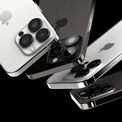 Mbrojtëse lente kamere Ringke për iPhone 15 Pro, xham i kalitur, aliazh alumini, e zezë