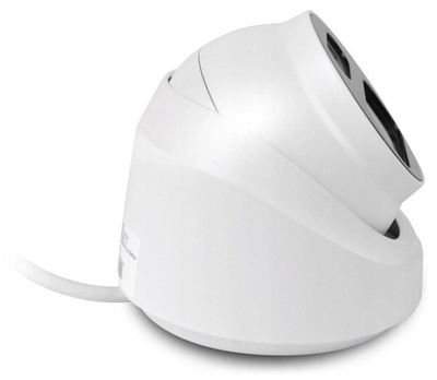 Kamerë IP dome EVERMAX EVX-IP8D01-IRW-Ai-W, 8MP, 2.8mm IR 40m, IP67 me mikrofon, e bardhë