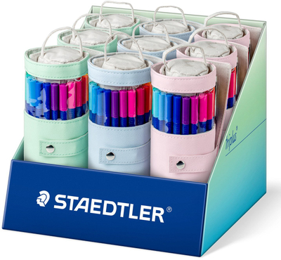 Set stilolapsash me majë fibre Staedtler Triplus Color, 20 copë, ngjyra pastel