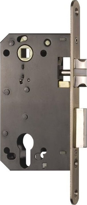 Bravë dere SIBA 10585/P, mortisë e brendshme, ngjyrë satin chrome