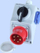 Prizë Elektromet C32-48.1N, 32A, IP44, e kuqe / e bardhë