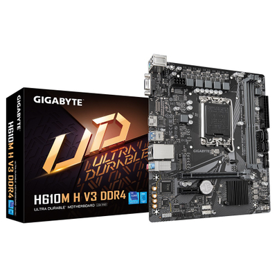 Pllakë amë GIGABYTE H610M H V3 DDR4, LGA 1700, mATX