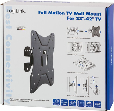 Montues muri për TV LogiLink, 23 - 42 "