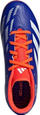 Këpucë futbolli për kalamoj adidas Predator League MG Jr IF6412, për fusha të forta dhe artificiale, blu me portokalli