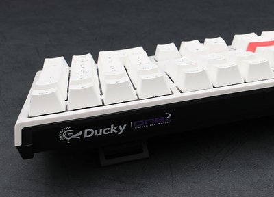Tastierë Ducky One 2 White Edition, Cherry MX Speed Silver, LED e bardhë, e bardhë