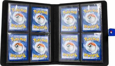 Klasor letrash Pokemon Premium Snap Binder 4 Pocket, 160 letra, i kaltër