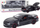 Lodër veturë sportive metalike Leantoys, model 1:24, mekanizëm me fërkim, shumëngjyrëshe