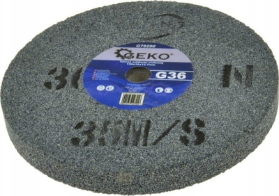 Rrotë bluarëse GEKO G36, 150 x 16 x 12.7mm, granulë 36, gri