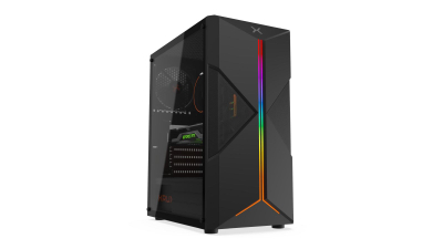 Kabllan PC Krux Astral ARGB KRX0031, ATX Mid Tower, xham i temperuar, e zezë