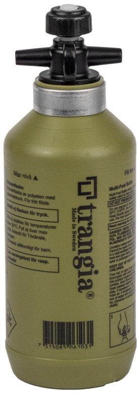 Shishe karburanti Trangia 327604, 0.5L, me valvul sigurie, e gjelbër