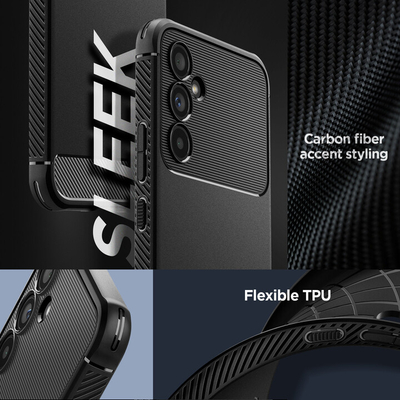 Mbrojtëse Spigen Rugged Armor për Samsung Galaxy A54 5G, e zezë