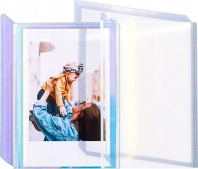 Kornizë fotosh LoveInstant Frame, transparente, me efekt iridescent