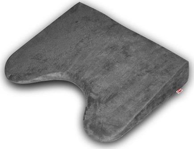 Jastëk anatomik Pillow, shkumë poliuretani, mbulesë me zinxhir, i bardhë