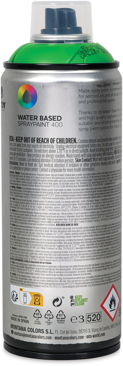 Sprej boje MTN me bazë uji, 400 ml, mat, jeshile Valley Green