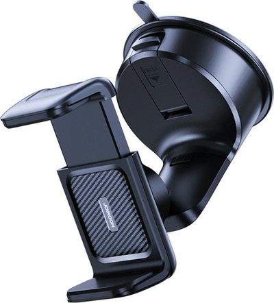 Mbajtëse telefoni për makinë Joyroom JR-ZS259, për pult dhe xham, rrotullim 360°, e zezë