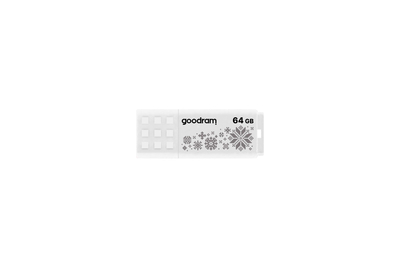 USB GoodRam UME2 Winter, 64GB, USB 2.0, e bardhë