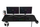 Tavolinë SENSE7 Nomad Classic 140cm x 60cm, e zezë