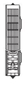 Radiator Stelrad, 60 x 50 cm, 817 W, i bardhë