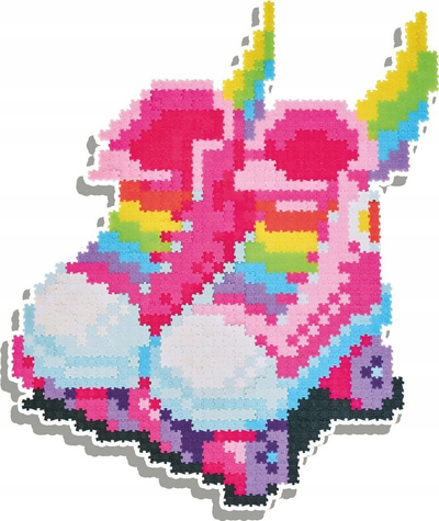 Set kreativ Fat Brain Toys Rock 'n' Roller, 1250 copëza, mozaik për kalamaj 6+