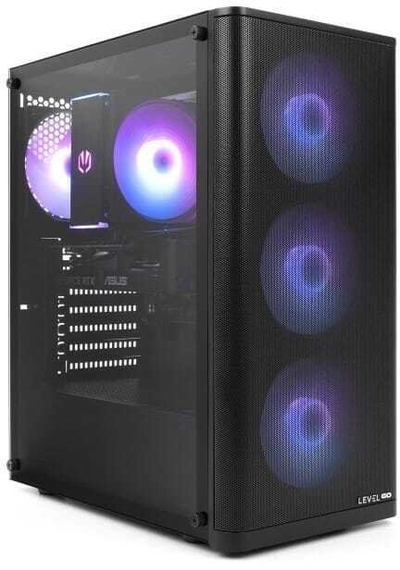 PC gaming Level GO H02 Ryzen 5 9600X, RTX 5060 Ti 8GB, 32GB RAM, 1TB SSD, i zi