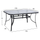 Set Tavolinë + 6 karrige + 2 palosëse HM10557.01, gri