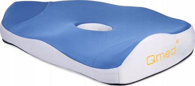 Ортопедска перница за седење Orthopedic Contoured Seat Cushion, мемориска пена, нелизгачка, сива