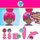 Set lojrash Mattel MEGA Barbie Color Reveal Dolphin Exploration, efekt ndërrimi ngjyre, me delfinë, shumëngjyrësh