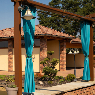 Perde kopshti HOBBYGARDEN WAVE, 210x150 cm, prodhim polak, e bardhë