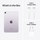 Apple iPad Mini (A17 Pro), Cellular, 512GB, Purple