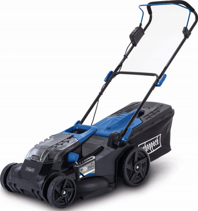 Kositëse bari Scheppach BC-MP430-X, 40V 4Ah, brushless pa kabllo, e zezë e kaltër