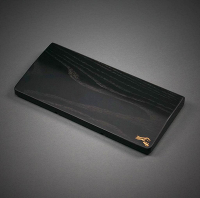 Mbështetëse për kyçin e dorës Glorious GV-M-DARK, 20x10 cm, bazë që s’rrëshqet, e zezë