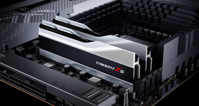 Module të memories G.Skill Trident Z5 32GB (2x16GB) DDR5 6000 CL40, të argjendta