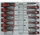 Set kaçavidash Teng Tools MD912N, 12 copë, PH, PZ edhe të drejta, e kuqe me të zezë