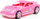 Makina lodër gare Wader Racing Car Tornado, 35 cm, rozë
