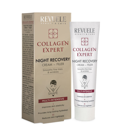 Krem nate kundër rrudhave Revuele Collagen Expert, 50 ml