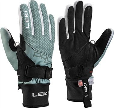 Dorëza skish LEKI PRC ThermoPlus Shark Women, GORE TEX, për goca, të zeza