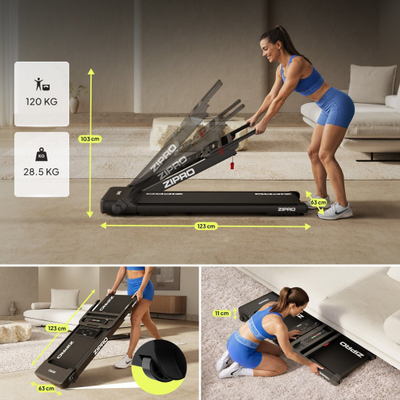 Shirit vrapimi Zipro Forma Air, 8 km/h, 720 W