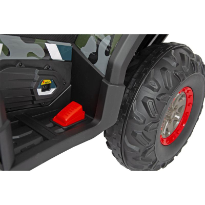 Katërçikël elektrik për kalamaj Enero Traper Military, 12V, 2 motorë, kamuflazh