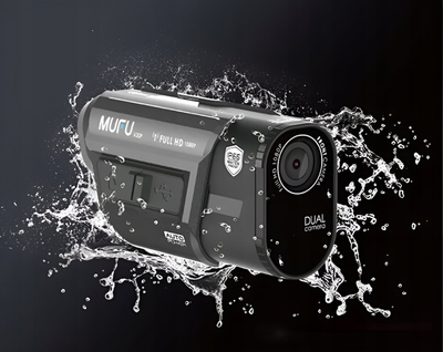 Kamerë për motor MUFU Motocam V30P, Full HD, dy sy, që s’e ha uji
