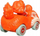 Makine lodër Hot Wheels RacerVerse Turning Red, die-cast, për kalamaj 3+, portokalli