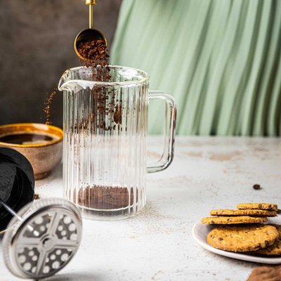French press Klausberg KB7759, 0.35L, xham borosilikat, e artë